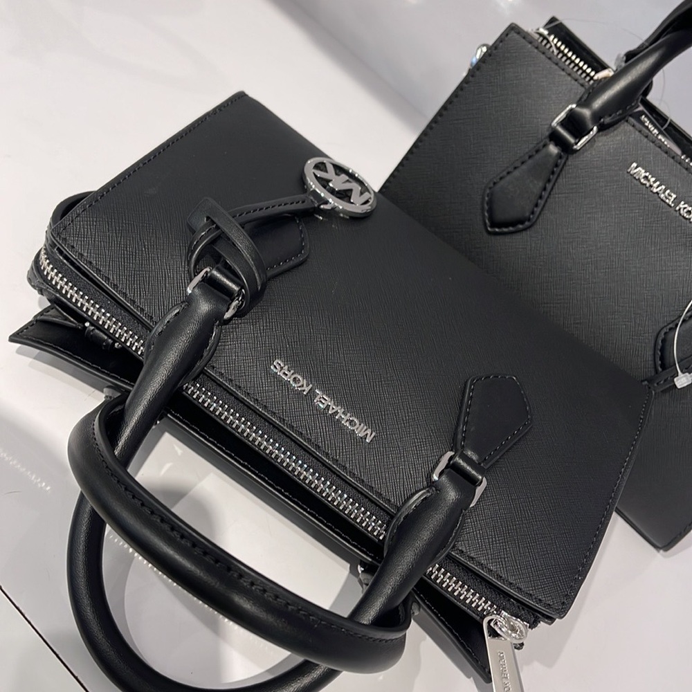 Michael Kors Sheila Small Center Zip Satchel Shoulder Crossbody Bag NWT - Picture 9 of 12